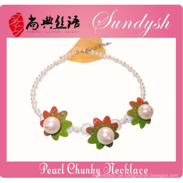 Fancy Kinder Schmuck Handmade Big Pearl Kinder Halsketten